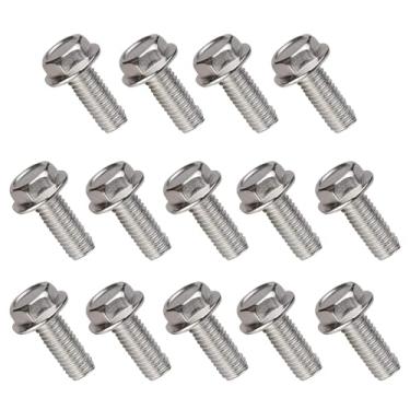Imagem de Wuyaoyao Parafuso de tampa do diferencial traseiro de 14 peças, parafusos M8 1,25 x 20 mm para tampa do diferencial do veículo, roscas métricas de aço inoxidável 304 peças de substituição de parafuso