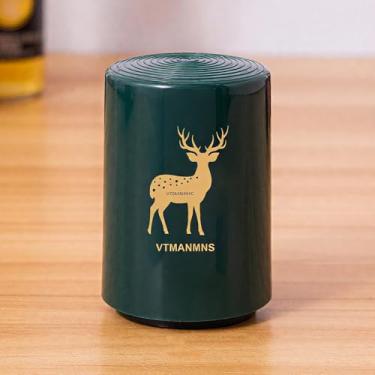 Imagem de Abridor de garrafas automático – Abridor de tampa magnético com uma mão para cerveja, refrigerante, garrafas de vidro | Abridor de parede de aço inoxidável para cozinha, bar, restaurante (padrão de