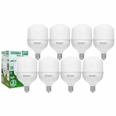 Imagem de Kit 8 Lampada Led Bulbo 100w E27 Luz Neutra 4000k High Led