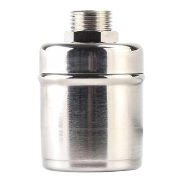 Imagem de KiBcsLic Válvula de bóia para água, conexão em aço inoxidável, fácil de instalar, controlador automático de nível de água para bebedouros e reservatórios de