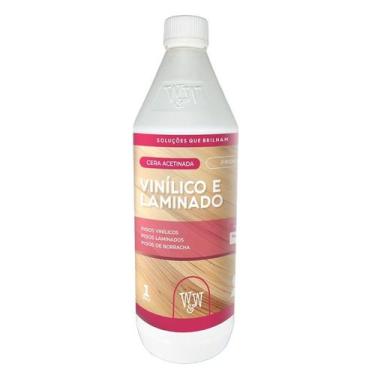 Imagem de Cera resistente laminados e vinilico acetinada W&W 1L