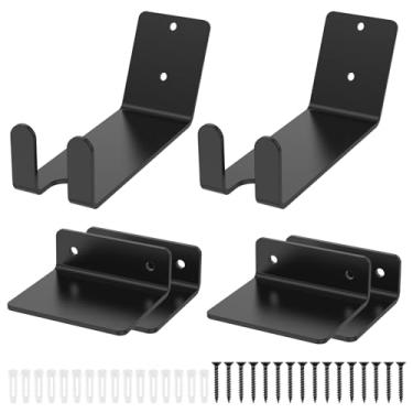 Imagem de Gancho de pedal de parede para bicicleta, ganchos de pedal de bicicleta resistentes, suporte vertical para bicicletas internas que economizam espaço, suporte de armazenamento de ciclismo para