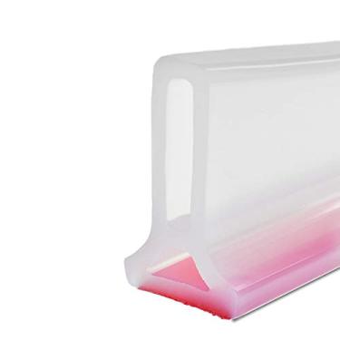 Imagem de Duzzy Barragem de água limite de chuveiro de 98 polegadas, protetor de água de chuveiro para manter a água no chuveiro, rolha de água do chuveiro separação seca e molhada adequada para banheiro e