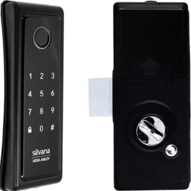 Imagem de Fechadura Digital Sobrepor Silvana Sdd220 Biometria E Senha