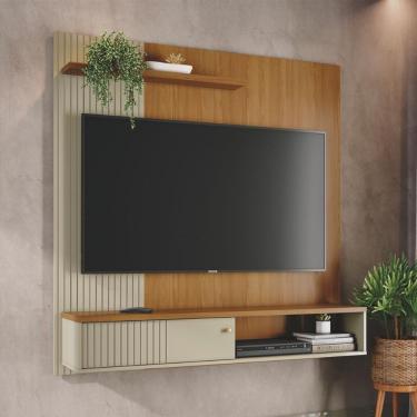 Imagem de Painel Tv 65 Polegadas Sintra Cumaru Opala
