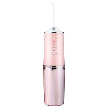 Imagem de Irrigador Oral Jato D'água Higiene Bucal Sem Fio Cor:rosa