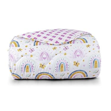 Imagem de Edredom Tutti Kids 200 Fios Solteiro 01 Peça 100% Poliéster - Rainbow