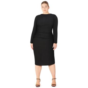 Imagem de City Chic Vestido feminino plus size - Kora Maxi, Preto, 54