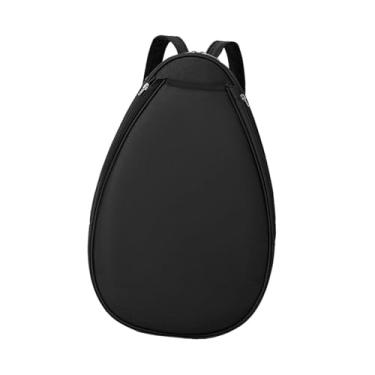 Imagem de Fenteer Mochila impermeável para tênis, ideal para pickleball e badminton, Black S