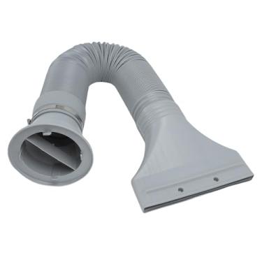 Imagem de SUNGOOYUE Kit de Mangueira para Cabine de Pulverização de Aerógrafo, Conector Fixo, Recirculação de Ar para Projetos de Artesanato, Pintores de Hobby, Spray Abs Flexível de 67"