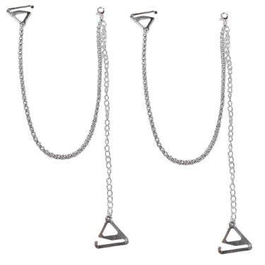 Imagem de Sutiã com corrente de elos simples, alças de ombro para mulheres, lingerie ajustável, alça minimalista, roupa íntima, vestido de casamento, festa, formatura, festival, acessórios, biquíni de verão