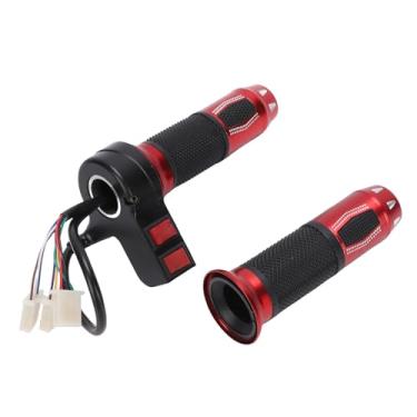Imagem de SUNGOOYUE Apertos de Acelerador Elétrico Punho Universal do Acelerador de Scooter Punho de Liga de Alumínio de Borracha Antiderrapante para Bicicletas Elétricas Scooters Motocicletas Controle de
