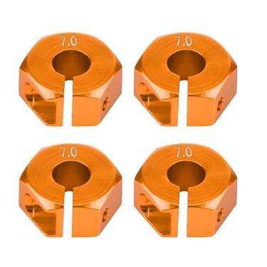 Imagem de Luqeeg Conjunto de Adaptador de Cubo Hexagonal de Roda Universal Durável de 12 Mm para Carro RC de Escala 1/10, Solução de Problemas de Agitação para Todos Os Carros Esportivos RC de Escala 1/10, (#3)