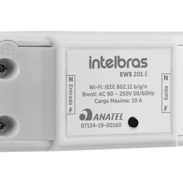 Imagem de Interruptor Inteligente Intelbras, Wi-Fi, EWS 201 E - 4850001