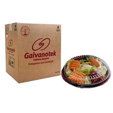 Imagem de Embalagem Pudim- Sobremesas Galvanotek 1kg Preta G-30m C/100