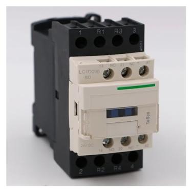 Imagem de UHFILYQBA LC1D098BD Contator eletromagnético CC 4P 2NO+2NC LC1-D098BD 20A 24V DC Bobina