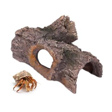Imagem de Hygger CO2 Decorações de aquário multiestilo, ornamentos de aquário de resina natural para água doce e salgada (não para tanques de coral), esconderijos seguros para peixes Betta, camarão, peixes
