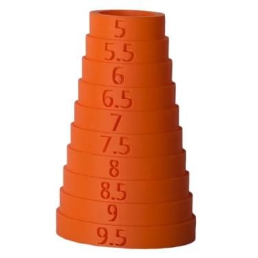 Imagem de Relógio tamanho pulseira mandrel oval (proporção de pulso humano) (laranja)