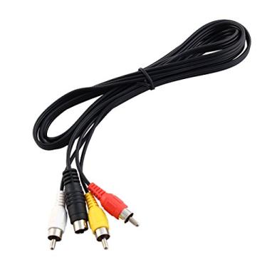 Imagem de Ruilogod Laptop Notebook 7 pinos S-Video para 3 RCA TV adaptador cabo de dados 142.2 cm preto (id: 415 ae3 475 271 728