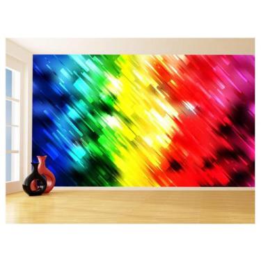 Imagem de Papel De Parede Geométrico Formas Linhas Cores 3,5M Gmt45 - Você Decor