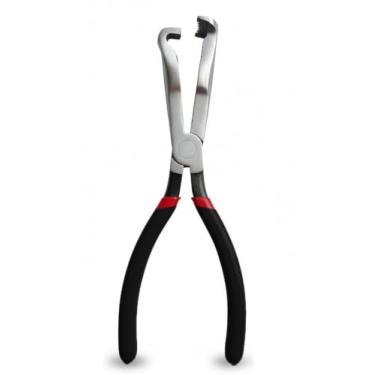 Imagem de Alicate de desconexão elétrica, ferramenta de remoção de separador de conector elétrico, ferramentas automotivas retas alicate de conector elétrico para plugues estilo aba de pressão, carros, kit de