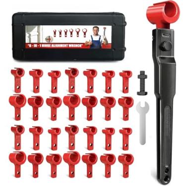 Imagem de Door Hinge Adjustment Tool Kit Door Gap Adjustment Tool for Precise Hinge Gap Adjustment Upgraded Hinge Gap Adjusting Wrench for Installation and Repair of Residential and Commercial-24