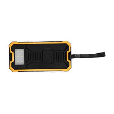 Imagem de ASHATA Carregador USB Duplo Power Bank 20000mAh Com Painel Solar de Cristal único para Amantes do Esporte (#02)