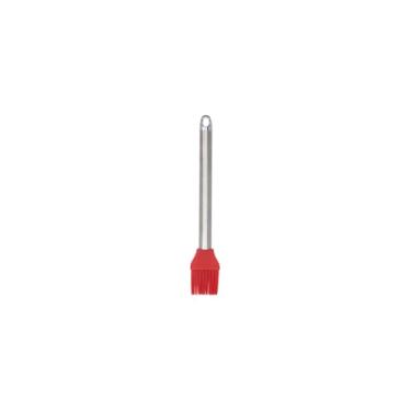 Imagem de Pincel Culinário de Silicone Vermelho, 25 cm, Resistente ao Calor até 180°C, para Untar Formas, Pincelar Alimentos, Lavável em Lava Louças