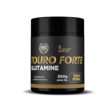 Imagem de Pós Treino Glutamina Touro Forte 100% pura 300g - Ganho de Massa e Rec