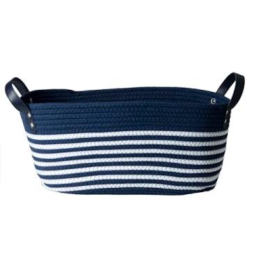 Imagem de Paramount Plásticos - Cesto De Fibra Natural e Algodão C/Alça