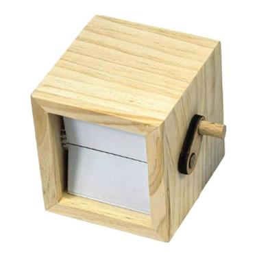 Imagem de IEUDNS Porta-retratos Flipbook Manual com Luz, Decoração de Mesa, álbum de Fotos para Festas de Aniversário E Dia Mães, Cor da madeira 16 fotos