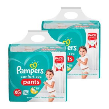 Imagem de Kit Fralda Pampers Confort Sec Pants XG com 132 Unidades