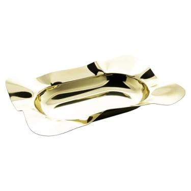 Imagem de Travessa de Aço Inox Champanhe Bonbon 30cm x 18,5cm x 6,5cm - Wolff