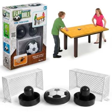 Imagem de Brinquedo Disco Bola Flutuante Eletrônica Futebol Flat Ball Air Soccer