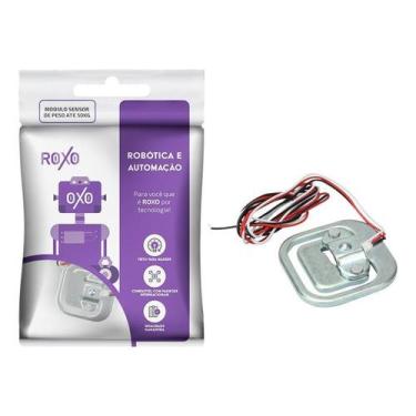 Imagem de Sensor De Peso 50Kg Célula De Carga - Robótica Automação - Roxo