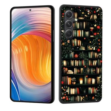 Imagem de CICPLKSE Capa para Galaxy S25 FE, borracha de silicone macia, proteção total à prova de choque, proteção contra quedas para Samsung Galaxy S25 FE 6,7 polegadas 2025, estante com flores