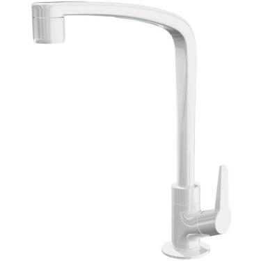 Imagem de Torneira De Mesa Para Cozinha Flatt Branca 1167 F71 - 7111072 - Lorenzetti