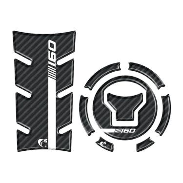 Imagem de Kit Protetor Nova Cg Fan 160 - 2025- Carbono Carbono