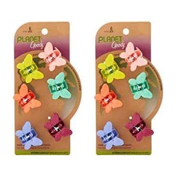 Imagem de Acessórios de cabelo Goody Planet Bio-Plastic Mini Butterfly Clips