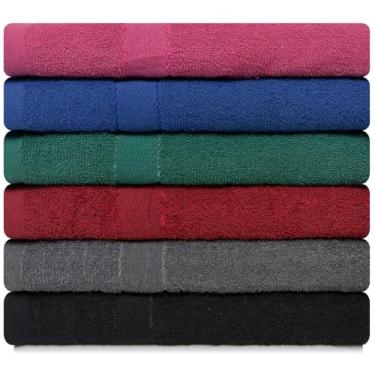 Imagem de Jogo de Toalha de Banho 6 peças Camesa Ônix 280g/m²