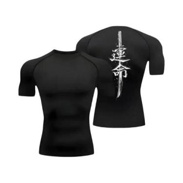 Imagem de Camiseta De Compressão Masculina De Secagem Rápida Para Fitness, 8 Cor
