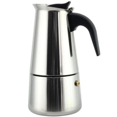 Imagem de Cafeteira Expresso Italiana em Inox 4 Xícaras - Kehome.