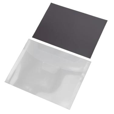 Imagem de HEEPDD As Folhas Magnéticas Morrem Conjunto de Armazenamento, 10 Sacos Transparentes Morrem Bolsos de Armazenamento 10 Folhas Magnéticas de Adsorção Forte para Cartões de Fotos de