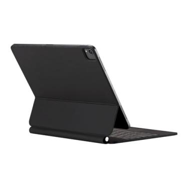 Imagem de Teclado de Controle X9P Capa Protetora com Magnético Flutuante Touchpad Multitouch Suporte Ajustável Luz Fundo Suave Design Ultra-Fino Compatível Pro 13 2024 M4 12 9-inch 3rd-6th Gen 2018-2022 Air M2