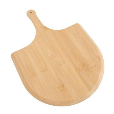 Imagem de Asixxsix Casca de Pizza de 11 Polegadas, pá de Espátula de Pizza Com Conforto e Aderência Constante, Acessórios para Forno de de Cozinha, Tábua de Corte de Madeira Grande