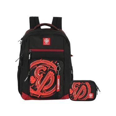 Imagem de Kit Escolar Enaldinho Mochila Costas + Estojos Box