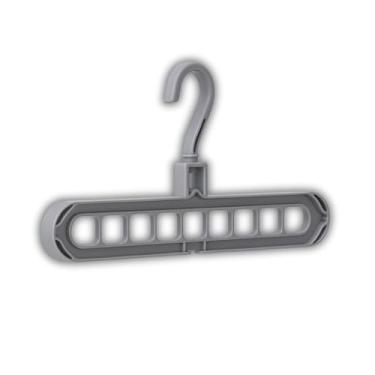 Imagem de Cabide Mágico 9X Organize Multi-Dobrável 360° | Economiza Espaço | Organizador de Guarda-Roupa Ultra-Resistente – Cores Sortidas