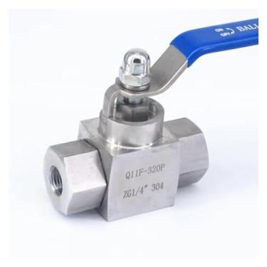 Imagem de SAYOBO 4500 PSI 1/10.2 cm BSP fêmea 304 válvula de esfera de desligamento de aço inoxidável água gás óleo alta pressão