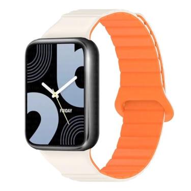 Imagem de ANZOAT Pulseira magnética de silicone para Xiaomi Miband 9 Pro/Redmi Watch 4, pulseira para Mi Band 8 Pro, For Miband 9 Pro, Ágata