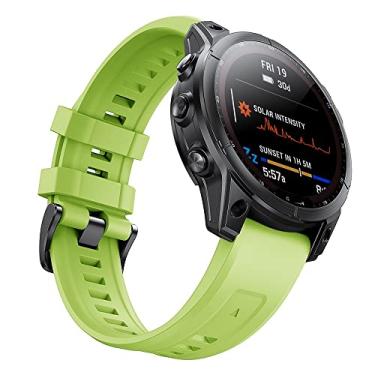 Imagem de VEVEL Pulseira esportiva de silicone de 22 de 26 mm para Garmin Fenix 6X 6 Pro 7X 7 5X 5 3 3HR 935 Descent G1 Pulseira masculina de liberação rápida (I, para Tactix 7 Pro-Fenix7X)